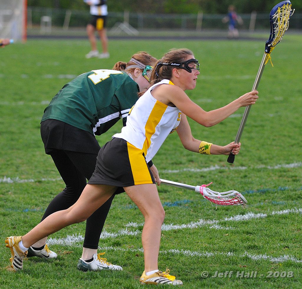 JLH_0986.JPG - Brittany Lyon scoops the ball for the Souhegan Sabers